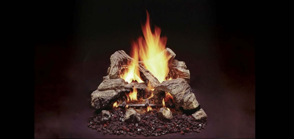 Duzy 2 Vented Gas Log Set