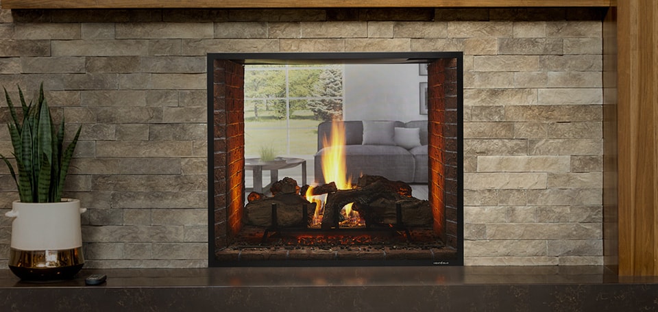 Heat & Glo Escape See-Through Gas Fireplace