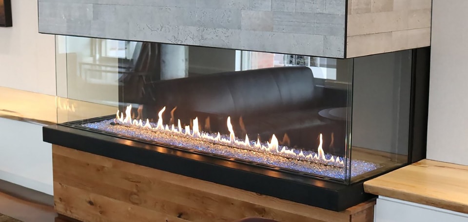 Heat & Glo Foundation Bay Gas Fireplace