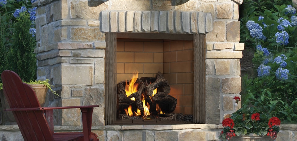Outdoor Lifestyles Castlewood Wood Fireplace