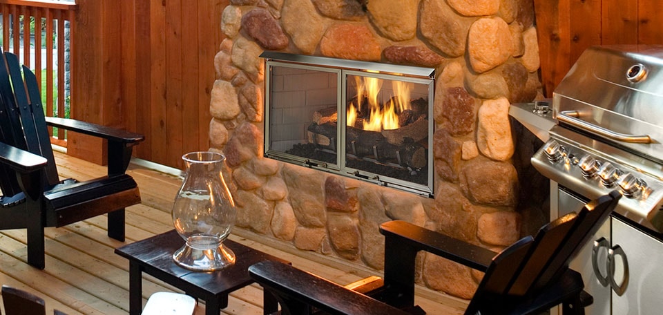 Outdoor Lifestyles Villa Gas Fireplace