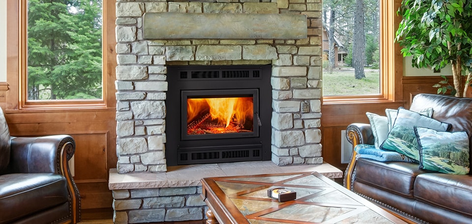 Quadra-Fire Pioneer III Wood Fireplace